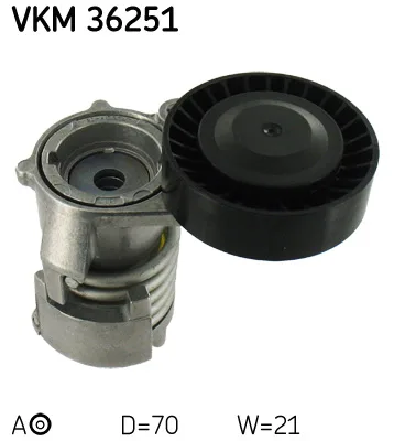 Обтящна ролка, пистов ремък SKF